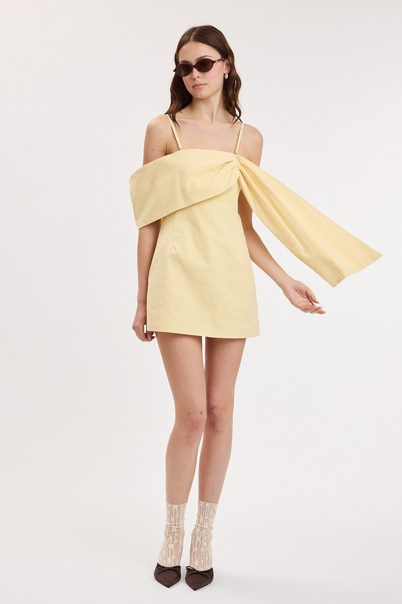 Butter Yellow Mini Dress