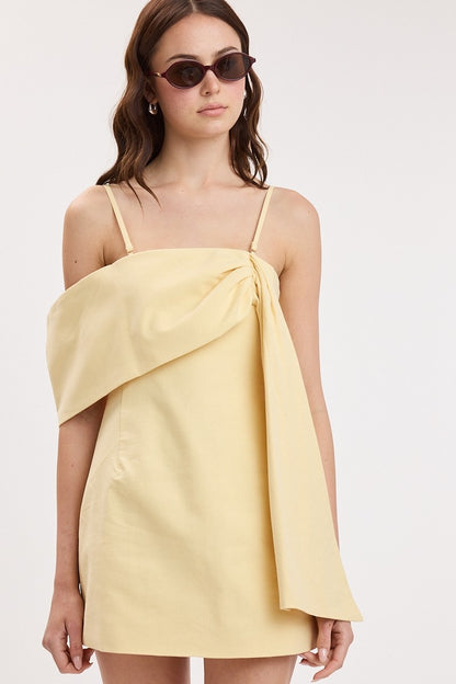 Butter Yellow Mini Dress