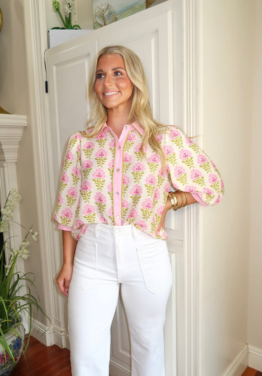 Amelia Floral Top