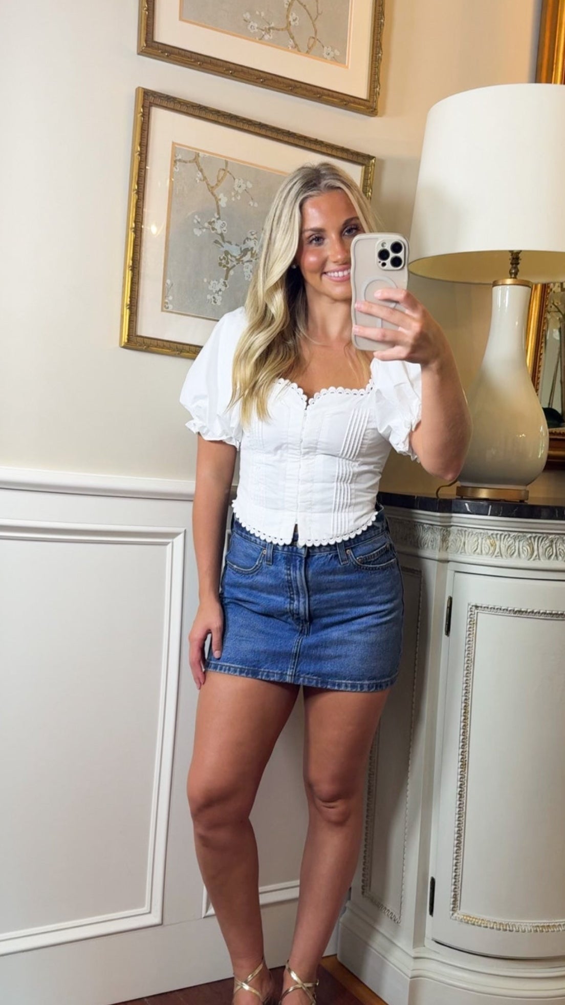 Charlotte Top-Off White