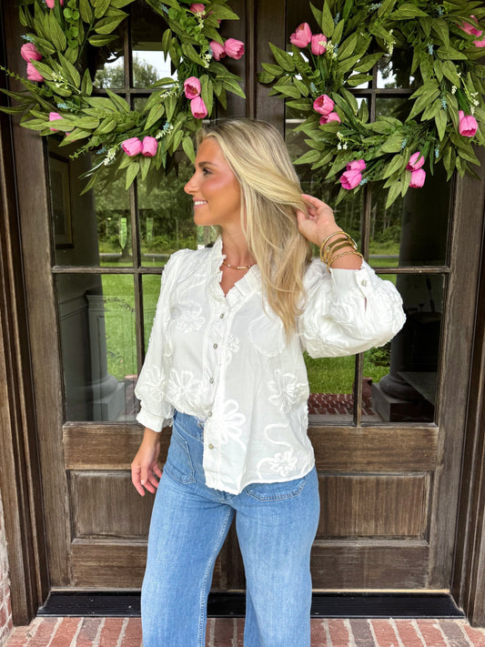 Emery Button Down Top