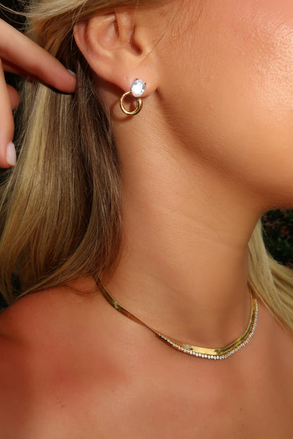 Circular Diamond Studs *FINAL SALE*