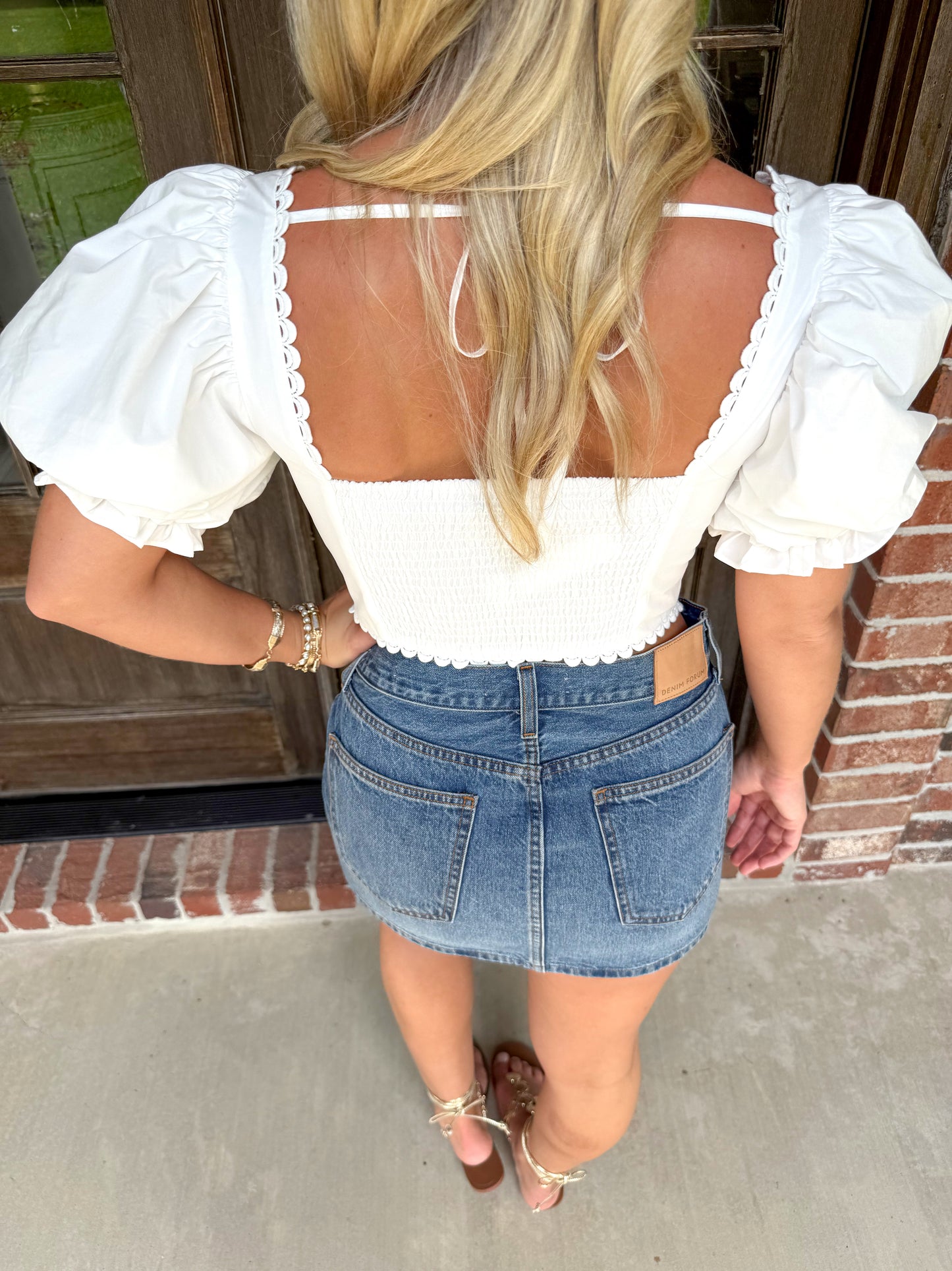 Charlotte Top-Off White
